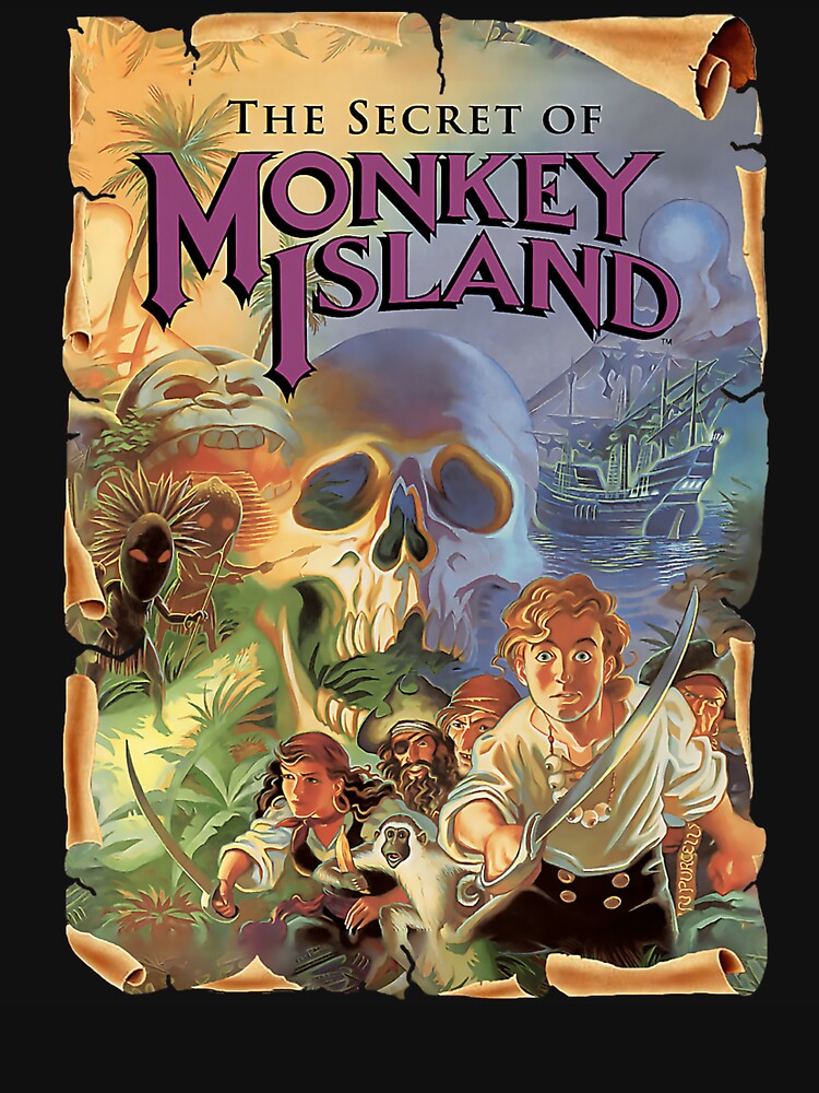 The Secret Of Monkey Island by den-design1204 T-Shirts, Hoodie, Sweatshirt | BlankRebels.com (Image 3)