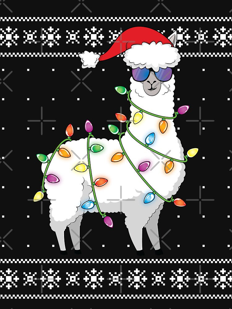Alpaca Xmas Tree Outfit Funny Ugly Christmas Sweater by mejeoshop T-Shirts, Hoodie, Sweatshirt | BlankRebels.com (Image 3)