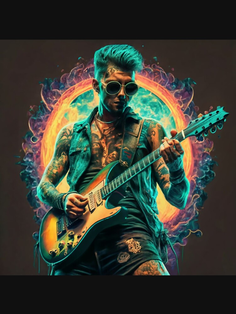 Electric Diva: An 80s Rockstar Revival by Rmoneystore123 T-Shirts, Hoodie, Sweatshirt | BlankRebels.com (Image 3)