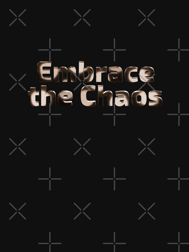 'Embrace the Chaos' 3D halftone typography by trepiu T-Shirts, Hoodie, Sweatshirt | BlankRebels.com (Image 3)