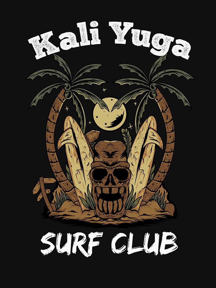 Kali Yuga Surf Club Surf The Kali Yuga by Meteor77 T-Shirts, Hoodie, Sweatshirt | BlankRebels.com (Image 3)