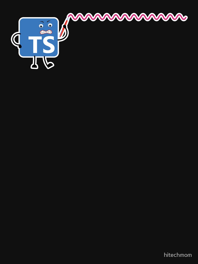 Typescript logo angrily underlining your bad code by hitechmom T-Shirts, Hoodie, Sweatshirt | BlankRebels.com (Image 2)