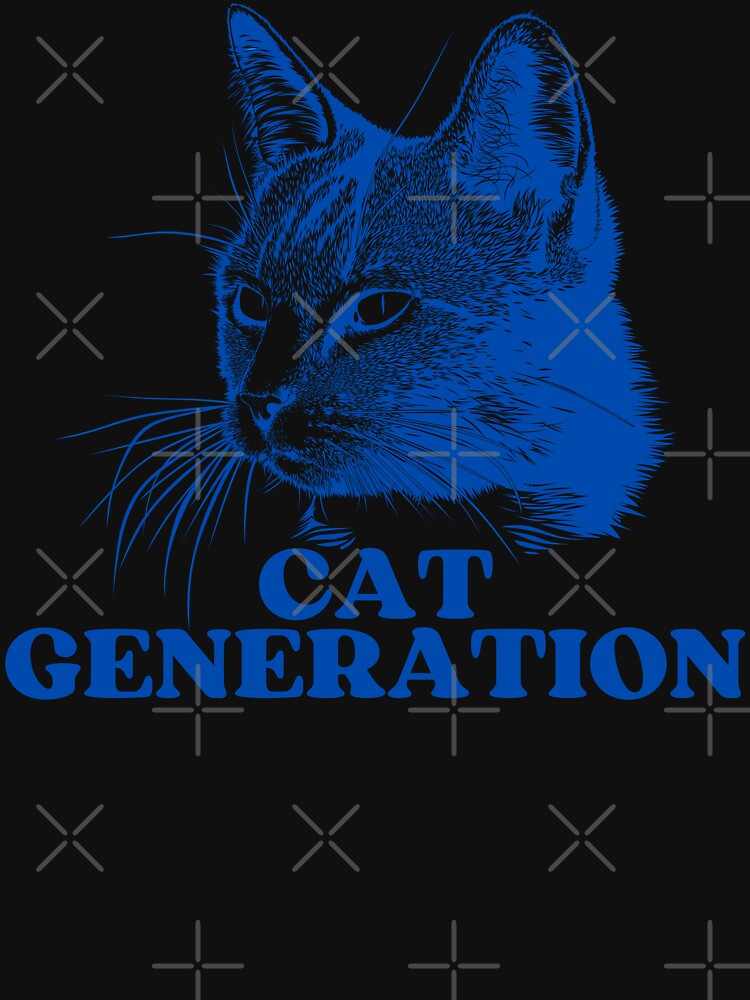 BLUE CAT GENERATION - Funny Cat Pictures Cat Sayings and Captions by FunnyCatsFam T-Shirts, Hoodie, Sweatshirt (Image 3)