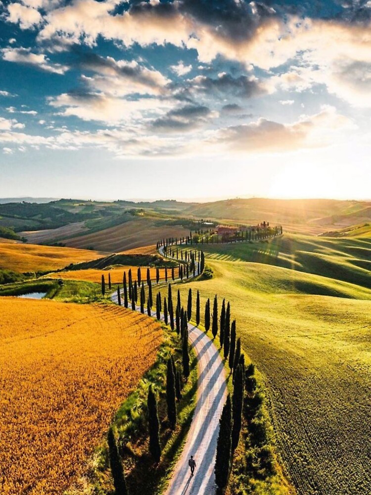 BEAUTIFUL SUNRISE IN TUSCANY, ITALY by MJ96-PRO T-Shirts, Hoodie, Sweatshirt | BlankRebels.com (Image 3)