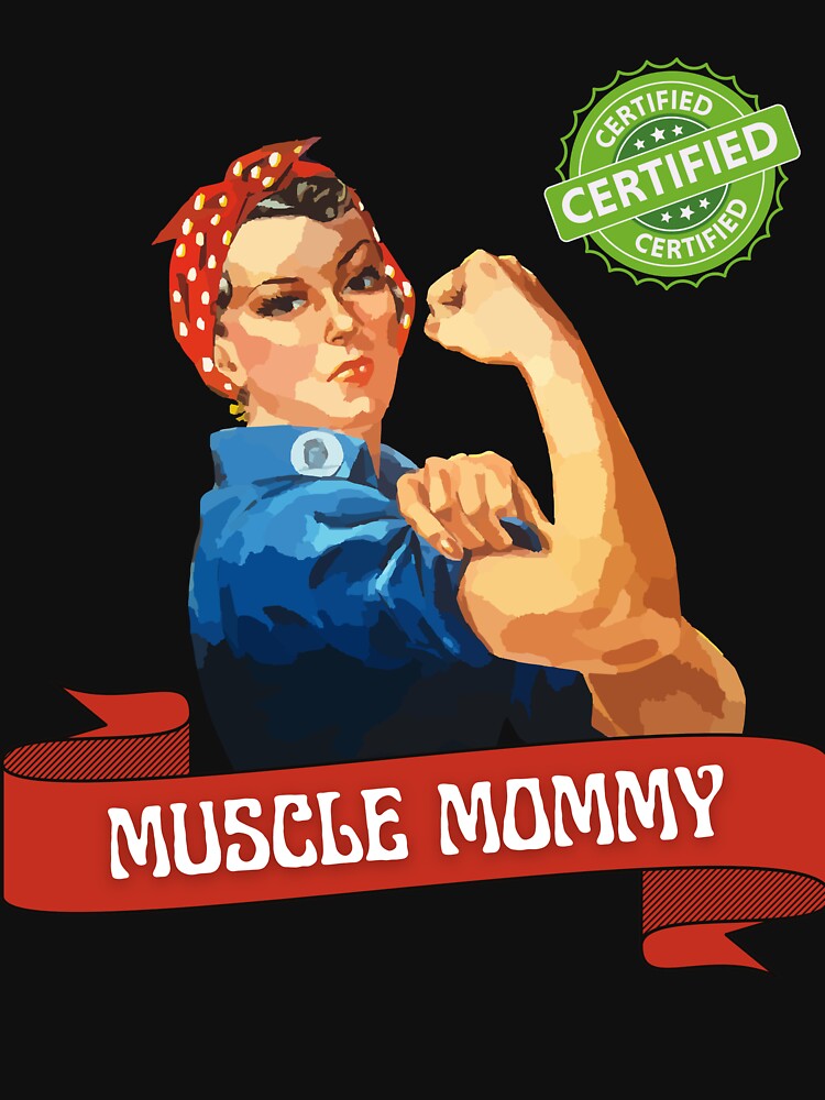Retro Certified Muscle Mommy Graphic by Hedersondesigns T-Shirts, Hoodie, Sweatshirt | BlankRebels.com (Image 3)