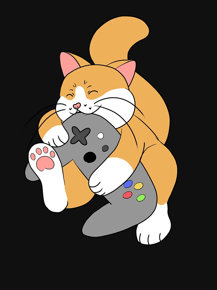 Gamer Cat T-Shirts, Hoodie, Sweatshirt