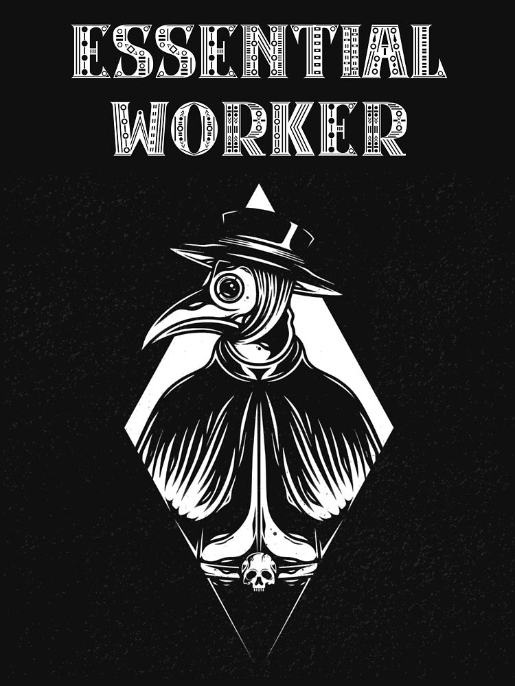 Plague Doctor Essential Worker Coronavirus by PlagueCity T-Shirts, Hoodie, Sweatshirt | BlankRebels.com (Image 3)