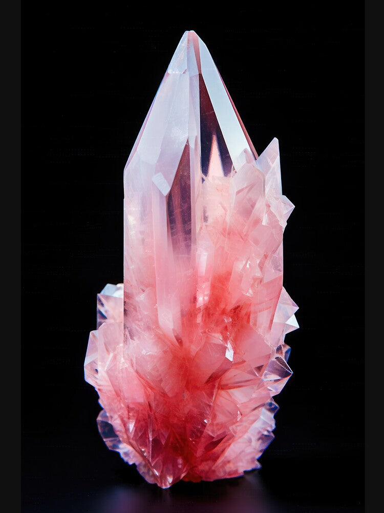 Rose Quartz 02 Healing Crystal by mhfoto T-Shirts, Hoodie, Sweatshirt | BlankRebels.com (Image 3)