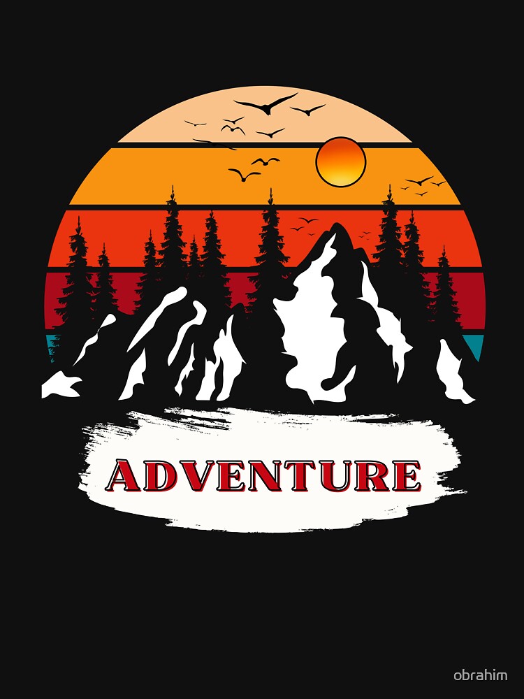 Adventure Lovers Vintage Graphic art gifts by O'brahim T-Shirts, Hoodie, Sweatshirt | BlankRebels.com (Image 3)