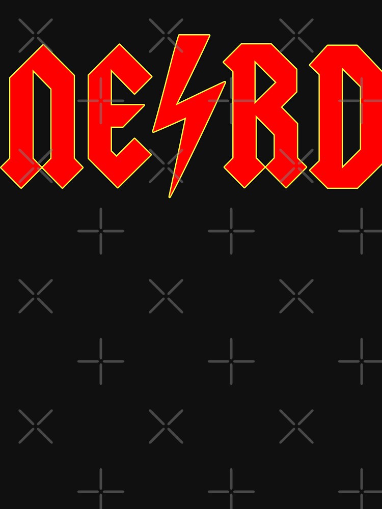 NERD - lettering with lightning by MyREDBlack T-Shirts, Hoodie, Sweatshirt | BlankRebels.com (Image 3)