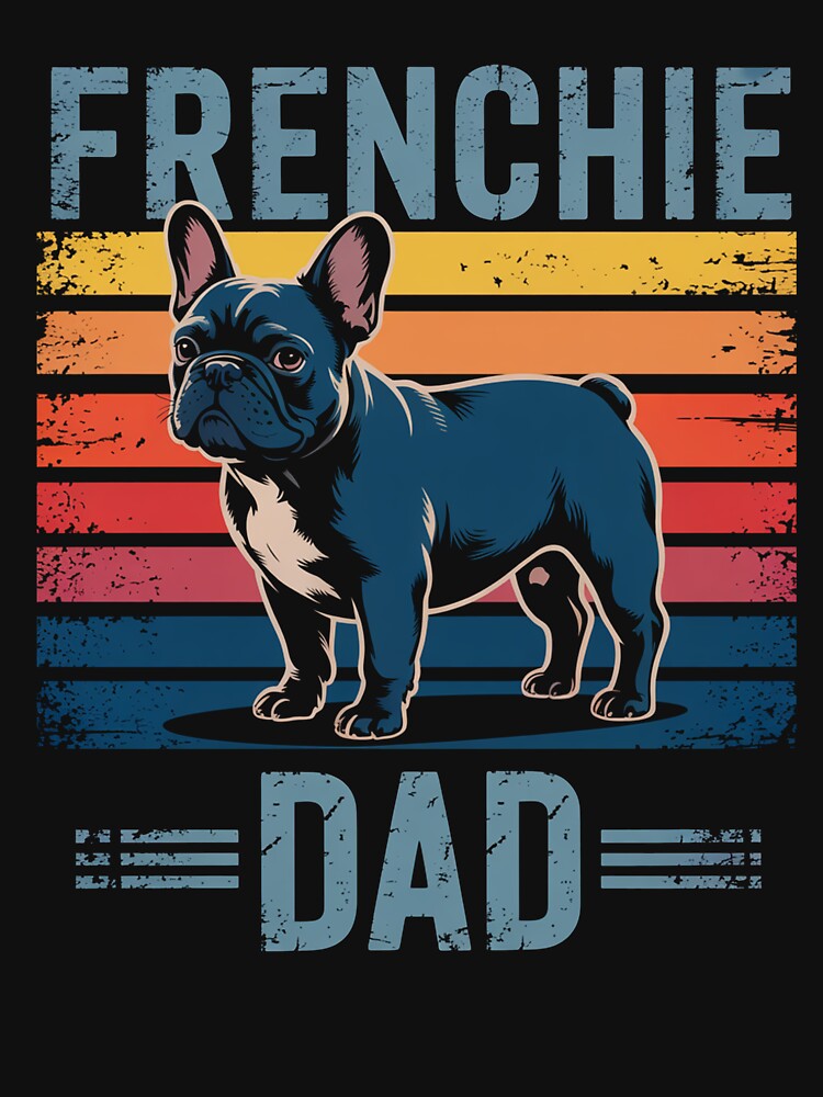 Frenchie Dad French Bulldog by SiegridOffical T-Shirts, Hoodie, Sweatshirt | BlankRebels.com (Image 3)