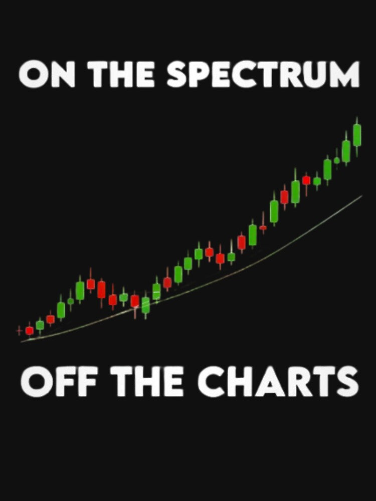 On the Spectrum, Off the Charts – Bullish Stock Market Candlestick Design by ETee's T-Shirts, Hoodie, Sweatshirt (Image 3)