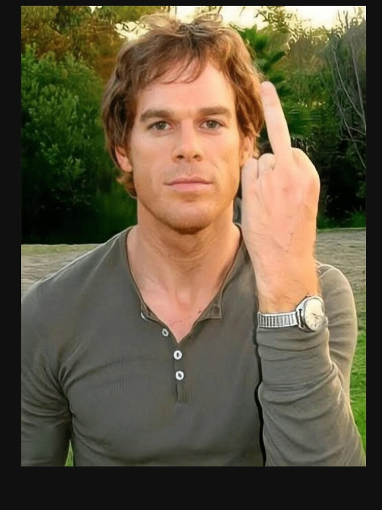 Dexter Morgan Flipping Off T-Shirts, Hoodie, Sweatshirt