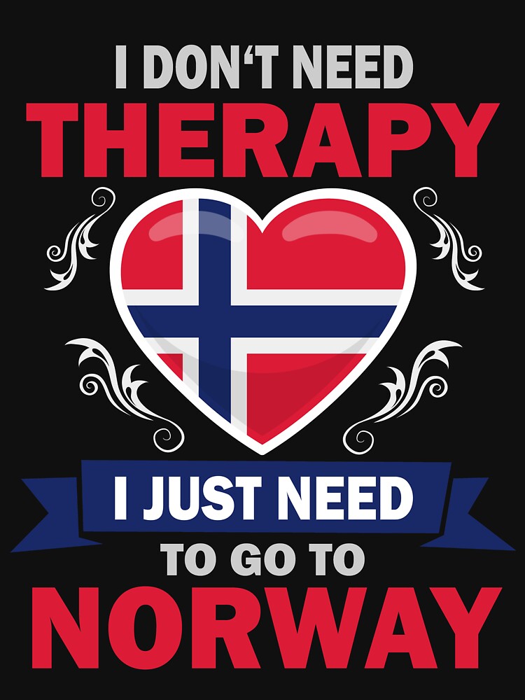 Therapy Norway by shirtystar T-Shirts, Hoodie, Sweatshirt | BlankRebels.com (Image 3)