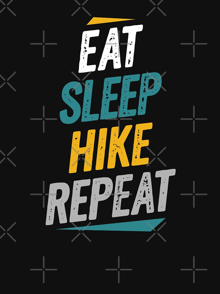 Eat Sleep Hike Repeat Hiking and Camping by Go-Fun T-Shirts, Hoodie, Sweatshirt | BlankRebels.com (Image 3)
