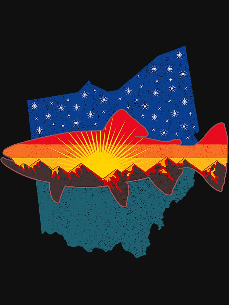 Trout Fly Fishing Nature Ohio Mountain by YesterDayCheck T-Shirts, Hoodie, Sweatshirt | BlankRebels.com (Image 3)