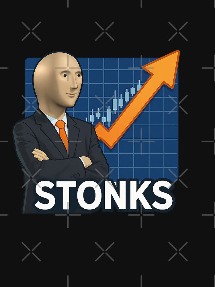 Stonks Meme Man Design by Bratak T-Shirts, Hoodie, Sweatshirt | BlankRebels.com (Image 3)