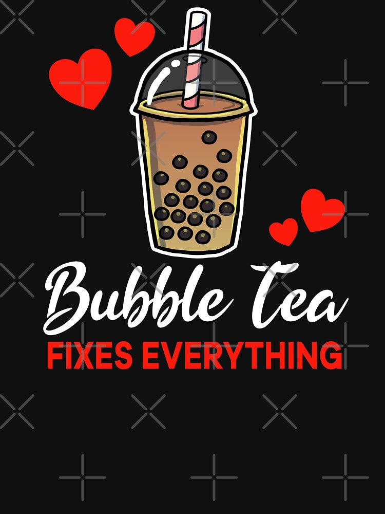 Bubble Tea fixes everything saying by jonmlam T-Shirts, Hoodie, Sweatshirt | BlankRebels.com (Image 3)