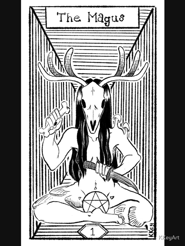 The Magus - Dead Tarot by KKeyArt T-Shirts, Hoodie, Sweatshirt | BlankRebels.com (Image 3)