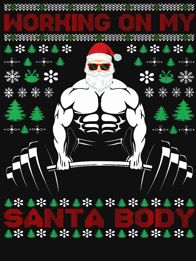 Most Likely To Go To The Gym With Santa by JosephineCathy T-Shirts, Hoodie, Sweatshirt | BlankRebels.com (Image 3)