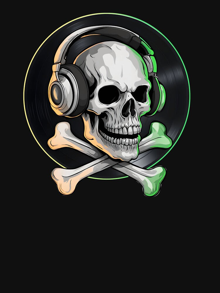 music lover's skull by JoraArt T-Shirts, Hoodie, Sweatshirt | BlankRebels.com (Image 3)