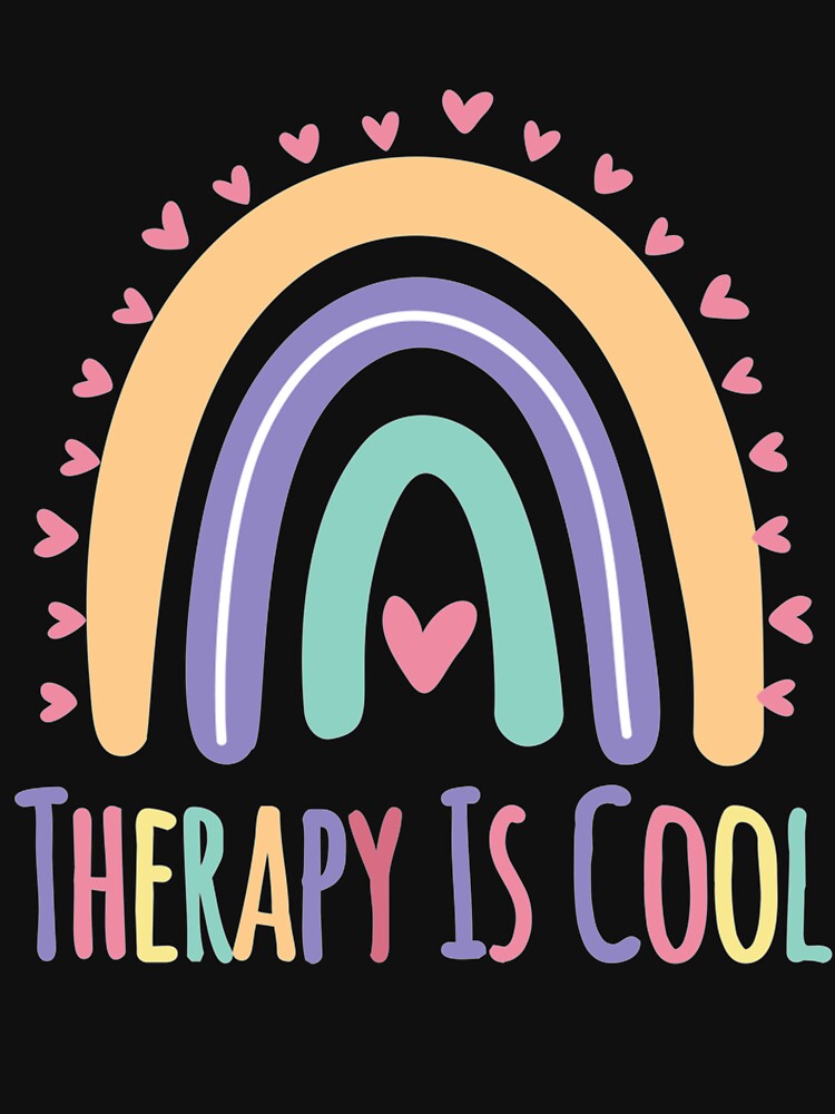 Therapy Is Cool Self Care Mental Health Awareness Gift by Sashakis T-Shirts, Hoodie, Sweatshirt | BlankRebels.com (Image 3)