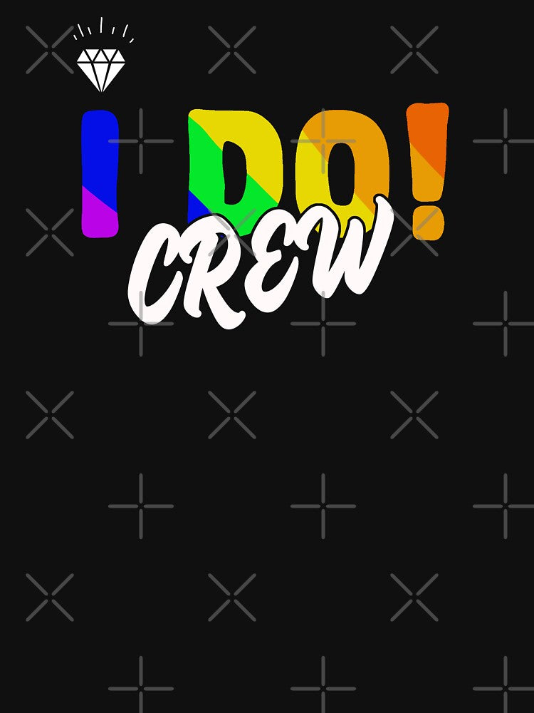 lgbtq wedding rainbow i do crew by Tropoid T-Shirts, Hoodie, Sweatshirt | BlankRebels.com (Image 3)