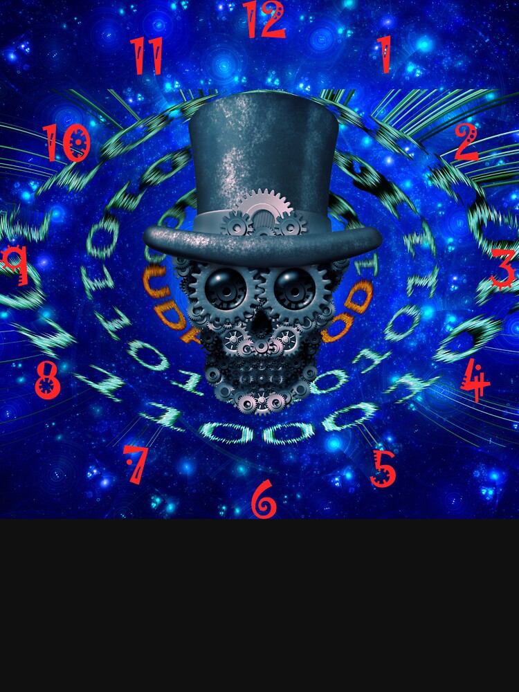 Clock work skull clock by Dragonheart401 T-Shirts, Hoodie, Sweatshirt | BlankRebels.com (Image 3)