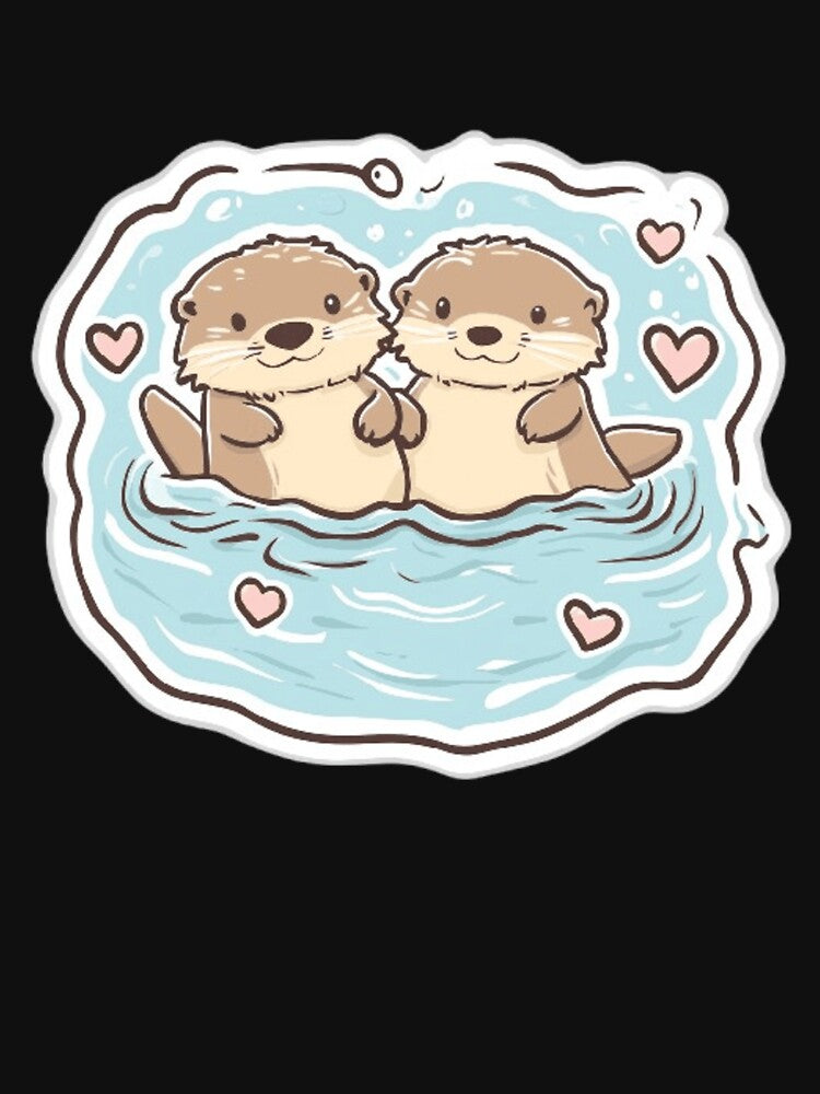 Adorable Otters by 2Shooze T-Shirts, Hoodie, Sweatshirt | BlankRebels.com (Image 3)