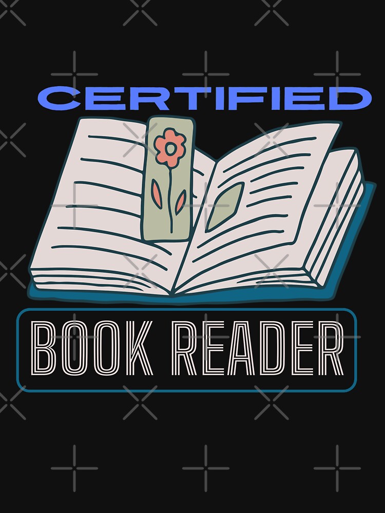 Certified Book Reader - Book Club by IbrahimArt2 T-Shirts, Hoodie, Sweatshirt | BlankRebels.com (Image 3)