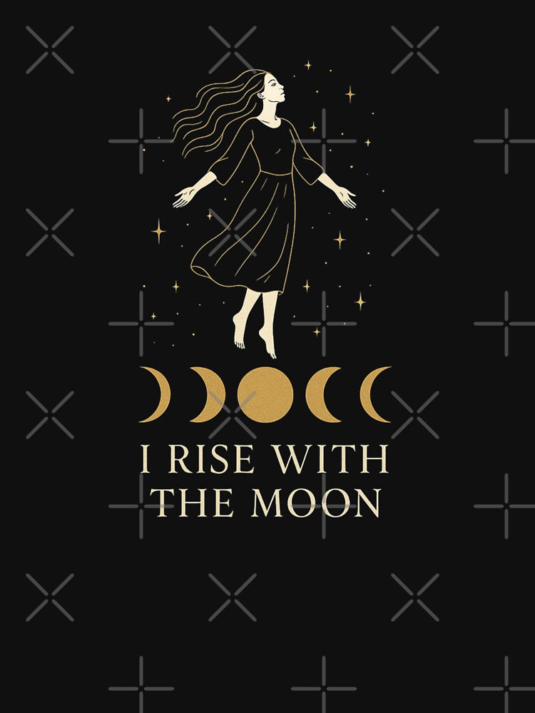 I Rise With the Moon by EuropeanPrints T-Shirts, Hoodie, Sweatshirt | BlankRebels.com (Image 3)