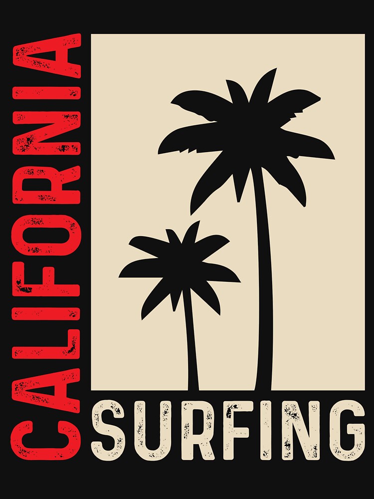 California Surfing Shirt Retro Vintage California Surfing by lou731 Hoodie, Sweatshirt | BlankRebels.com (Image 3)