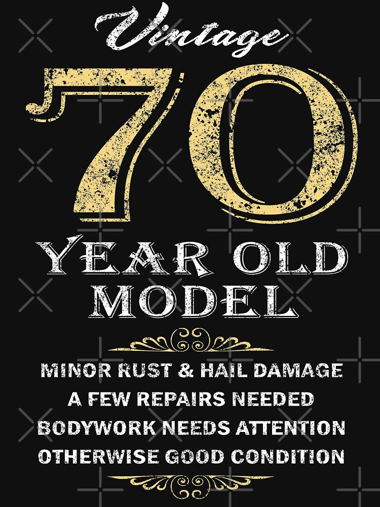 70th Birthday - Funny gift idea by HobzyMerch T-Shirts, Hoodie, Sweatshirt | BlankRebels.com (Image 3)