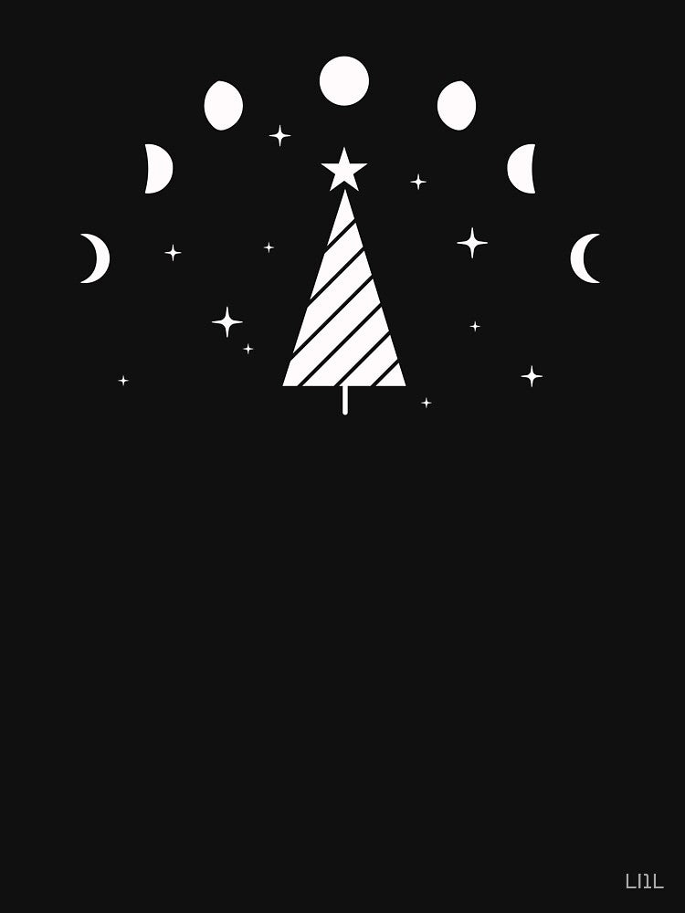 Christmas Tree Cookie Moon Phases by LI1L T-Shirts, Hoodie, Sweatshirt | BlankRebels.com (Image 3)