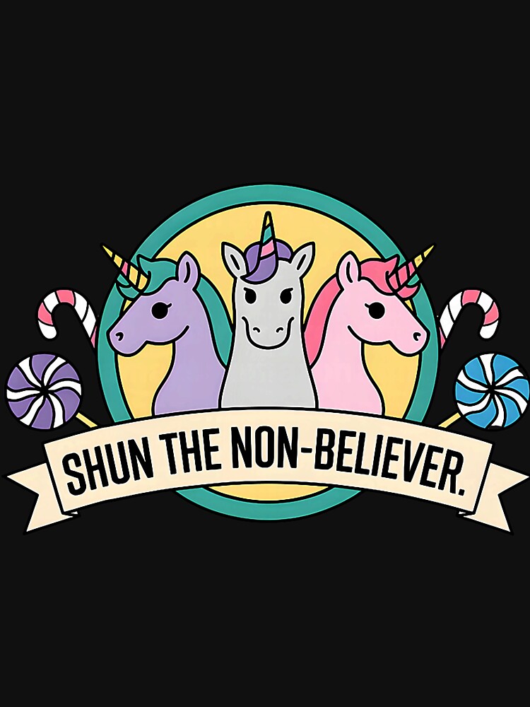 Shun The Non Believer Unicorn by kienoy T-Shirts, Hoodie, Sweatshirt | BlankRebels.com (Image 3)