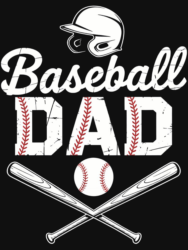 Baseball Dad Happy Fathers Day by tiekanamac T-Shirts, Hoodie, Sweatshirt | BlankRebels.com (Image 3)