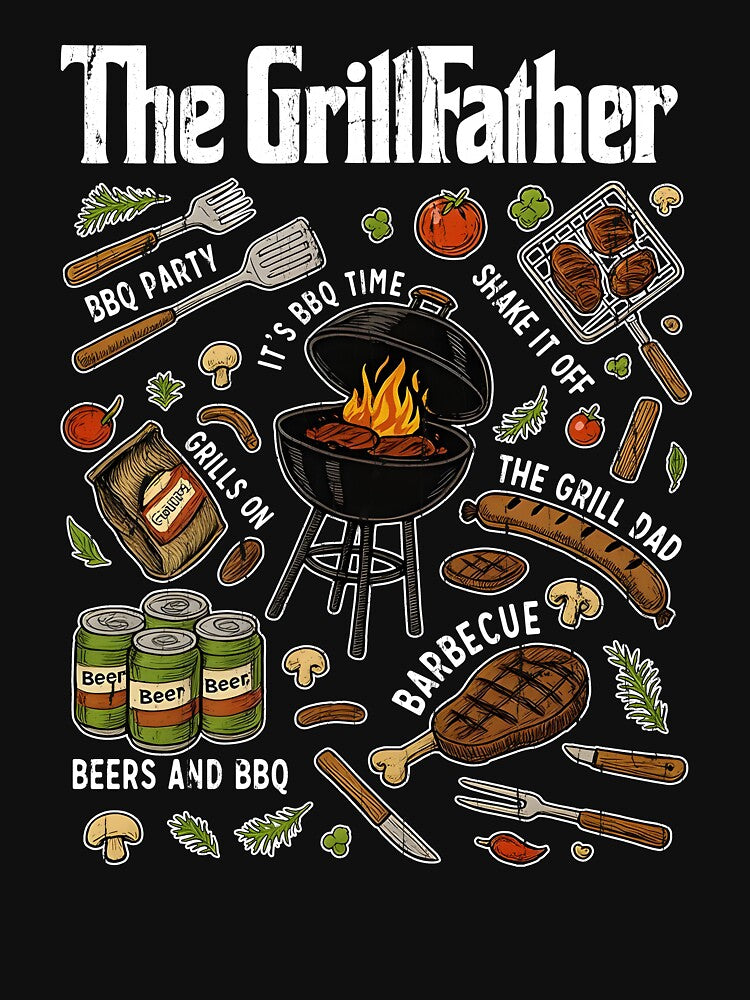 The GrillFather by eroseaillustrat T-Shirts, Hoodie, Sweatshirt | BlankRebels.com (Image 3)