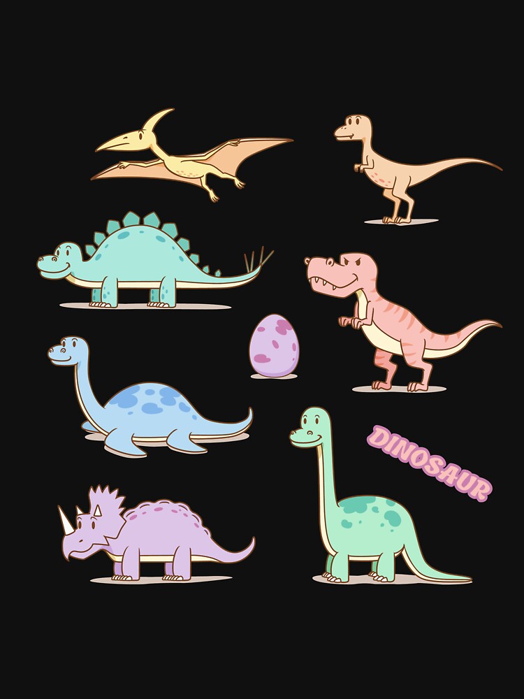 Cute Dinosaur by und-und T-Shirts, Hoodie, Sweatshirt | BlankRebels.com (Image 3)