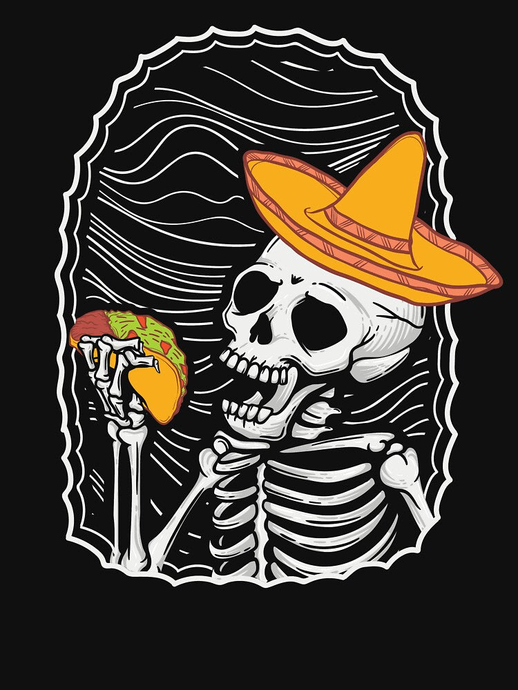 I Hope They Serve Tacos In Hell Funny Halloween by Teapot-art T-Shirts, Hoodie, Sweatshirt | BlankRebels.com (Image 3)