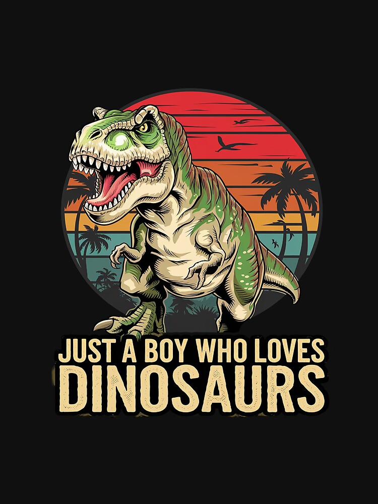 Just A Boy Who Loves Dinosaur Boy by AquaKiev T-Shirts, Hoodie, Sweatshirt | BlankRebels.com (Image 3)