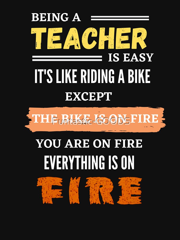 Being a teacher is easy by Funtastic-GOODS T-Shirts, Hoodie, Sweatshirt | BlankRebels.com (Image 3)