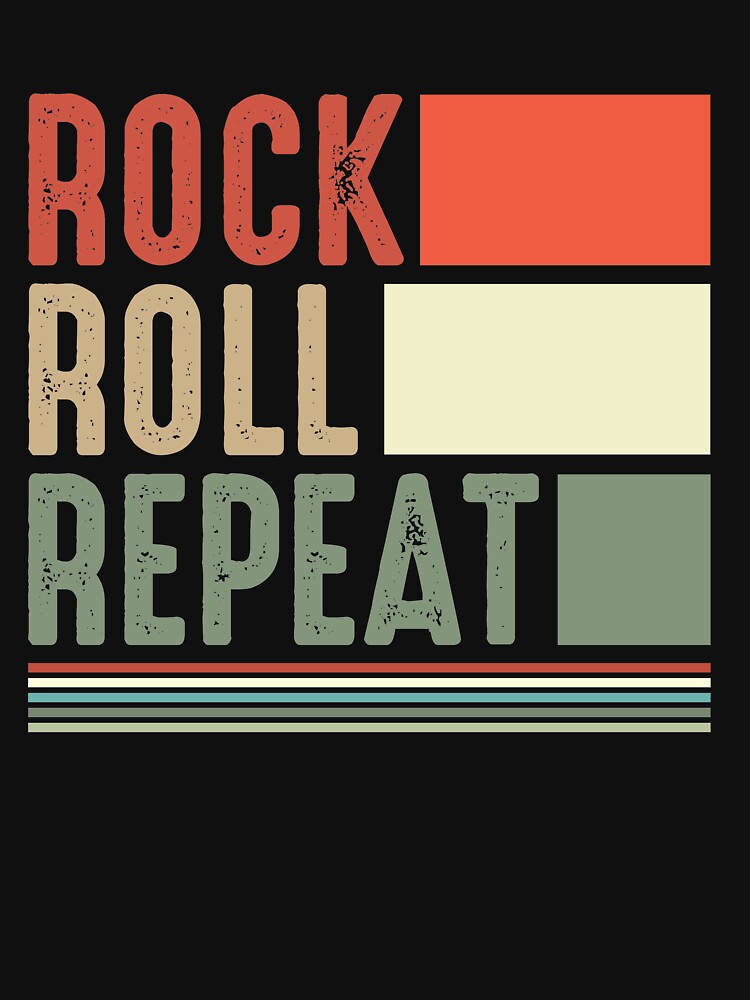 Rocknroll : Rock And Roll Repeat by remonss T-Shirts, Hoodie, Sweatshirt | BlankRebels.com (Image 3)