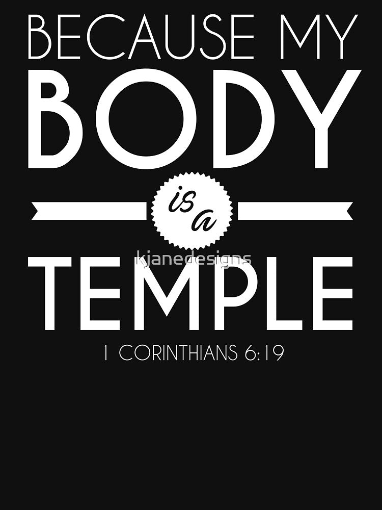 My Body Is A Temple by kjanedesigns T-Shirts, Hoodie, Sweatshirt | BlankRebels.com (Image 3)