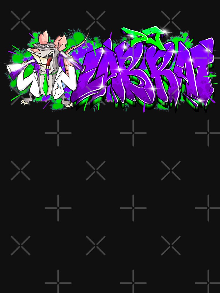 DJ Labrat (Graffiti Green/Purple) by DJLabRat T-Shirts, Hoodie, Sweatshirt | BlankRebels.com (Image 3)