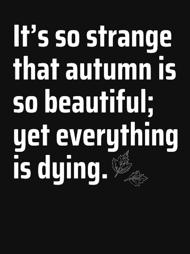 Depression In Autumn by TheUrbanStyle T-Shirts, Hoodie, Sweatshirt | BlankRebels.com (Image 3)