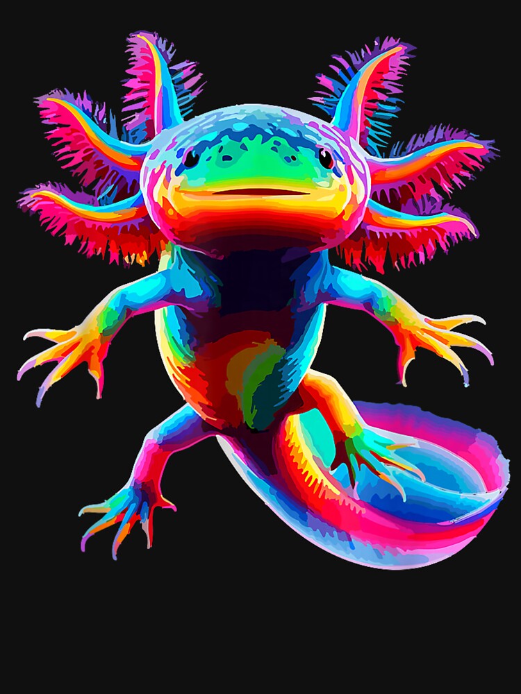Cute Axolotl by BASKF T-Shirts, Hoodie, Sweatshirt | BlankRebels.com (Image 3)