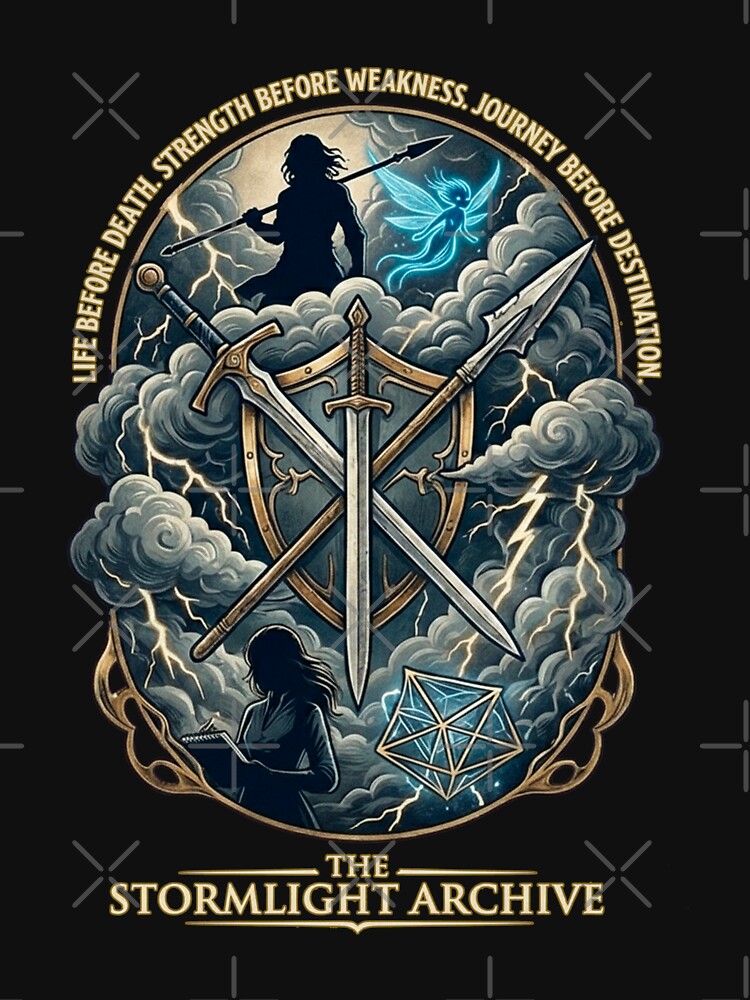 Stormlight Archive Inspired Fantasy Emblem – Life Before Death by DogLord T-Shirts, Hoodie, Sweatshirt (Image 3)