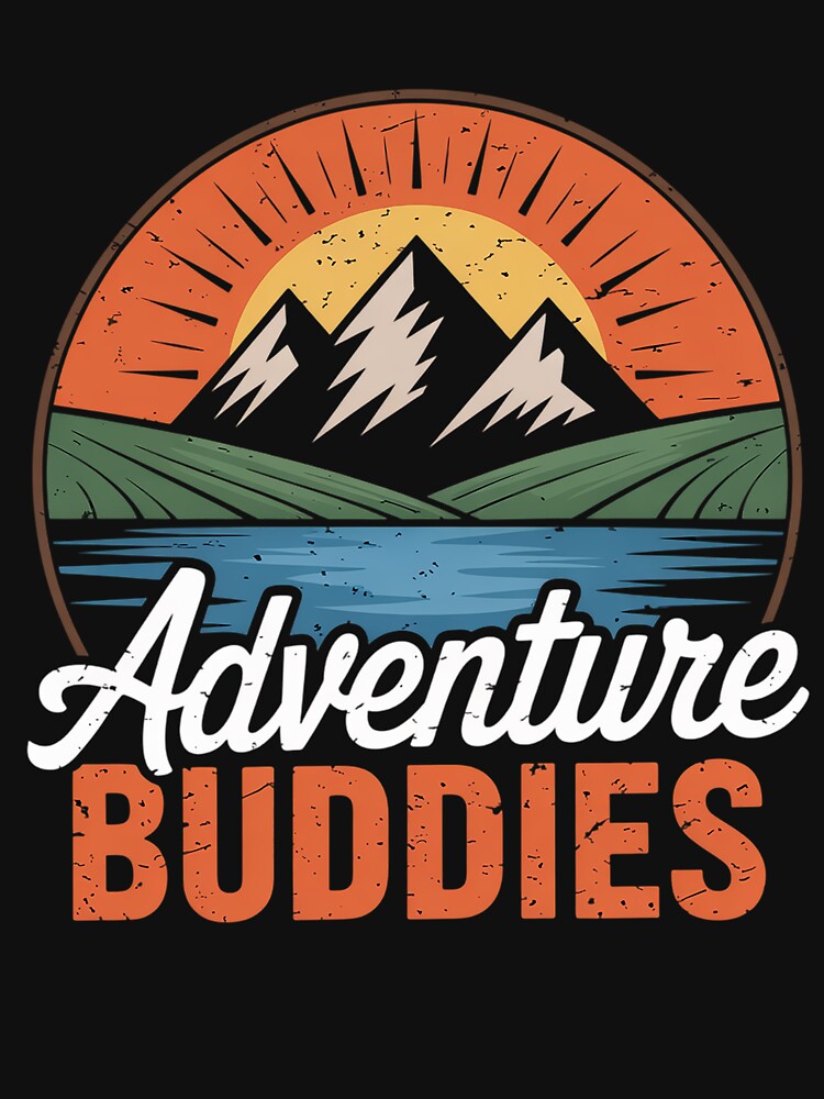 Adventure Buddies Couples Hiking Adventure Mountains by Elenasriveras T-Shirts, Hoodie, Sweatshirt (Image 3)