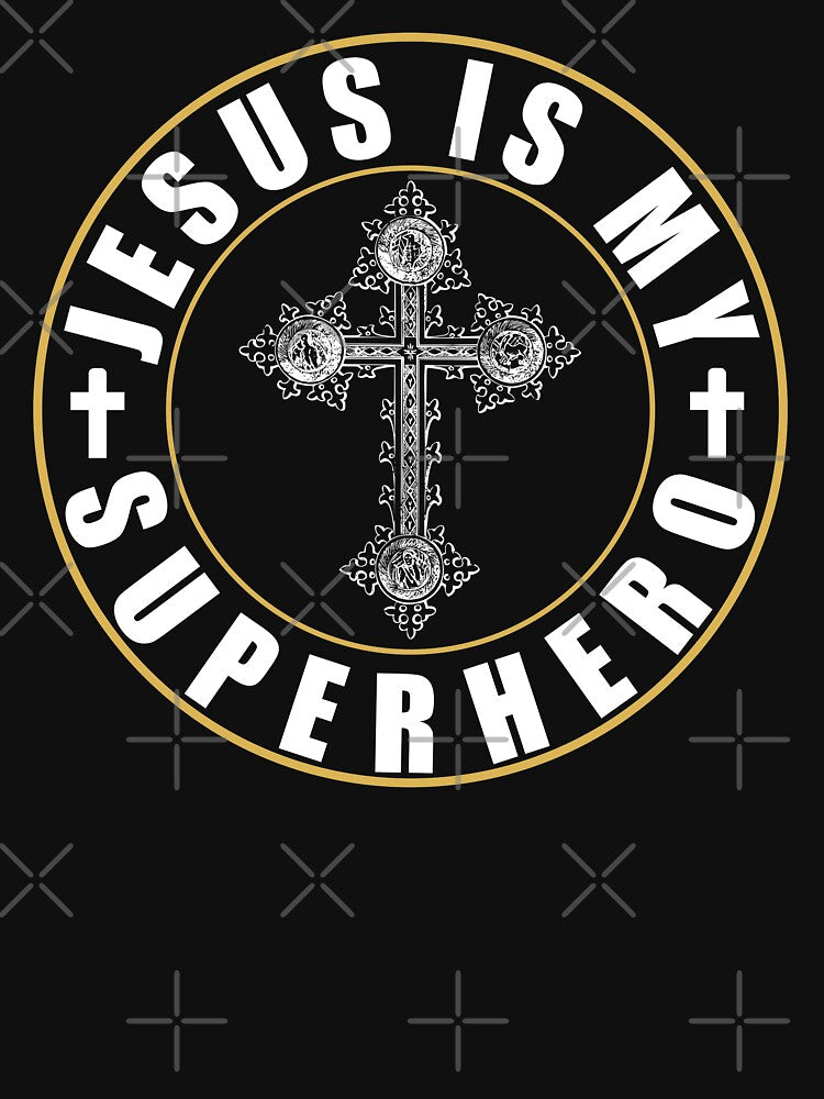 Jesus Is My Superhero, Jesus Super Hero by Fabvity T-Shirts, Hoodie, Sweatshirt | BlankRebels.com (Image 3)