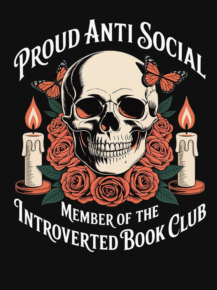 Proud Anti Social Member Of Introverted Book Club by HORIZBoutique T-Shirts, Hoodie, Sweatshirt | BlankRebels.com (Image 3)